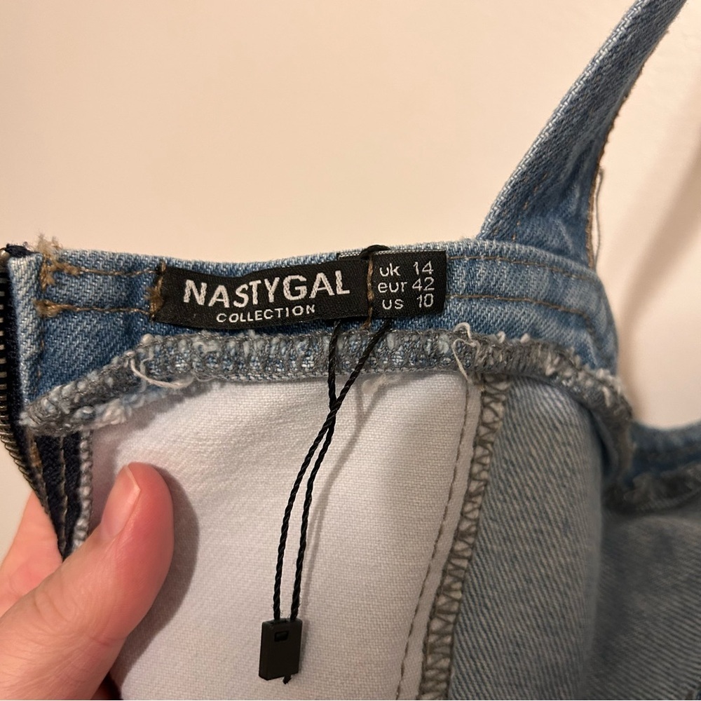 Nasty Gal • Denim patch work crop top - Picture 7 of 7